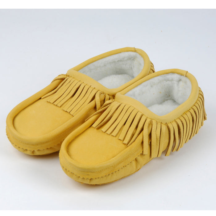 Women's Fringed Buttersoft Cowhide Moccassin