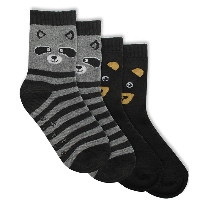 Boy's Hot Paws Animal Print 2Pk Socks
