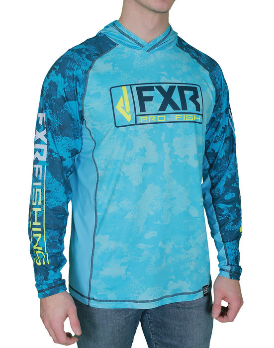Men's FXR Derby UPF Hooded Shirt