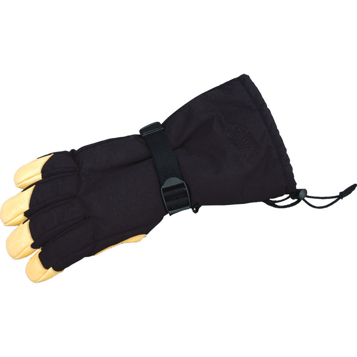 Men's Deerskin Tan Snowmobile Glove
