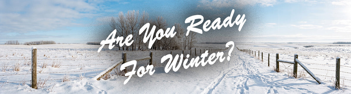 Be Prepared for when the Snow Flies