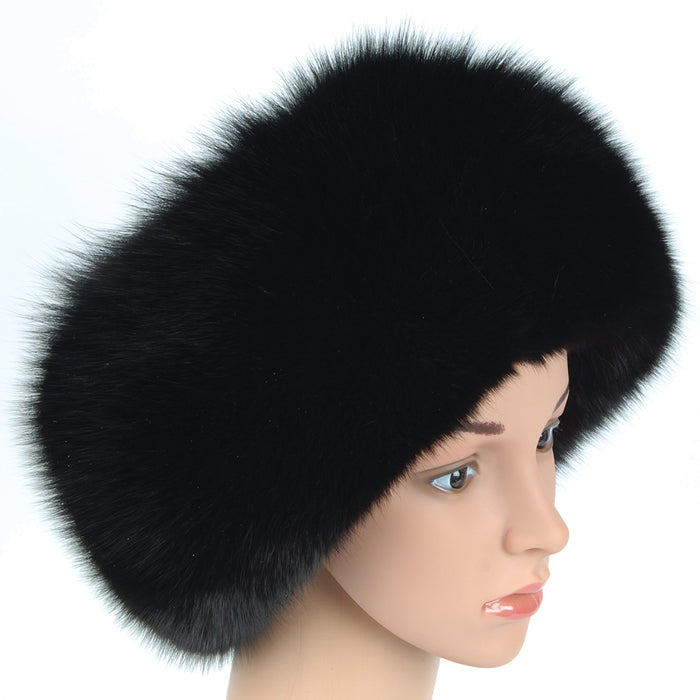 Women's Black Fox Hat