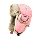 Crown Cap Taslan Rabbit Fur Aviator Hat