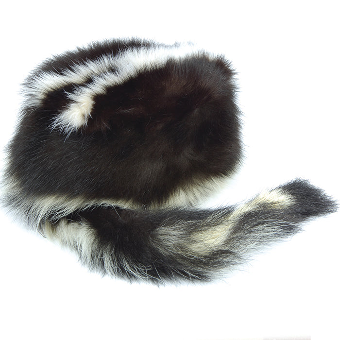 Davy Crocket Skunk Tail Hat — Winnipeg Outfitters