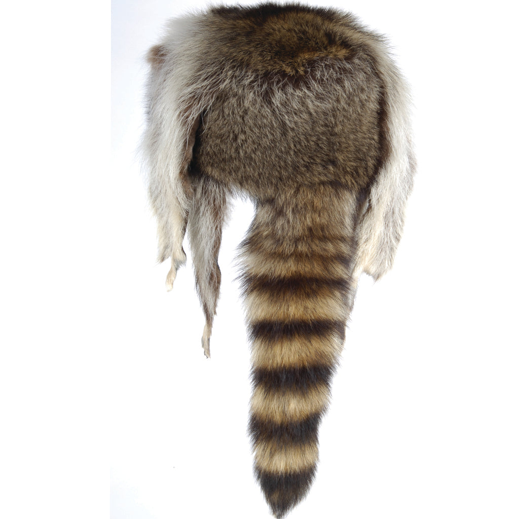 Raccoon Fur Mountain Man Hat