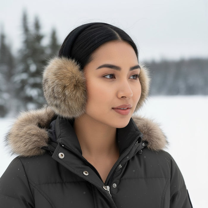 Custom Made Ear Muffs - Bobcat