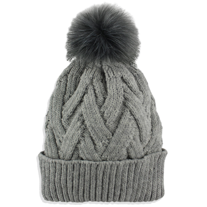Women's Hot Paws Cable Knit Beanie