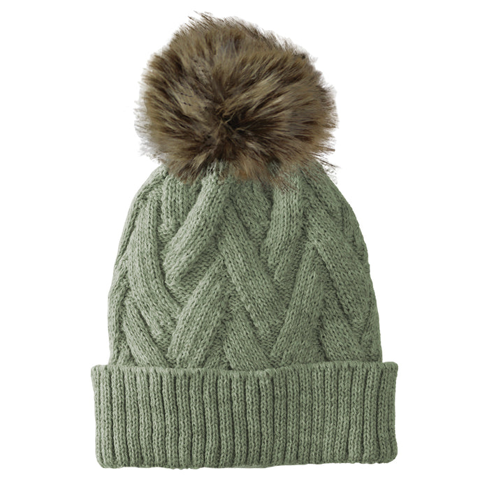 Women's Hot Paws Cable Knit Beanie