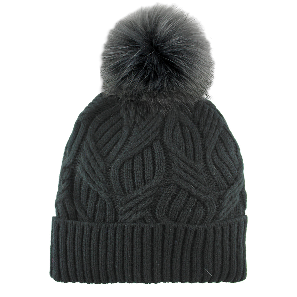 Women's Hot Paws Chunky Fold Over Beanie