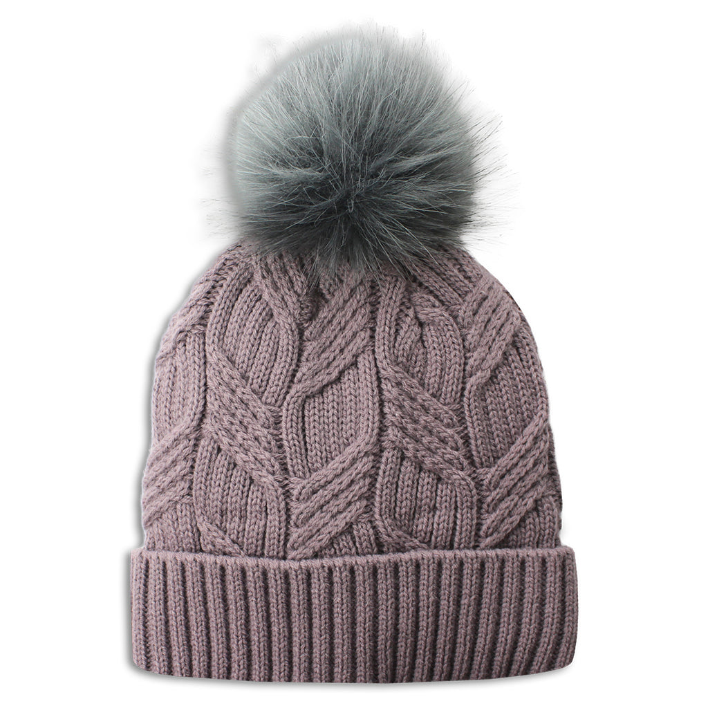 Women's Hot Paws Chunky Fold Over Beanie