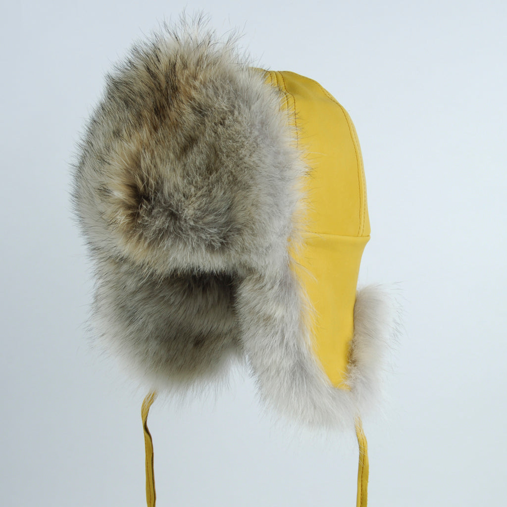 Coyote Aviator With Gold Tan Deerskin — Winnipeg Outfitters