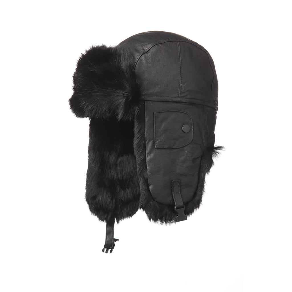 Crown Cap Leather Aviator