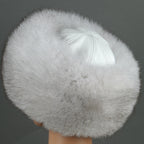 Women's Blue Fox Hat