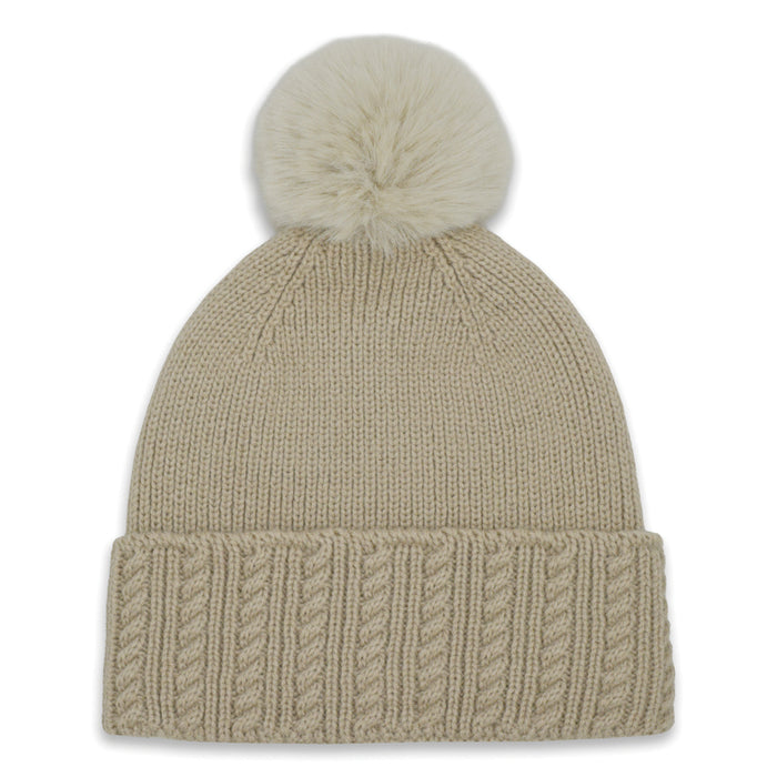 Women's Hot Paws Faux Pompom Beanie