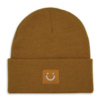 Boy's Hot Paws Knit Smiley Face Beanie