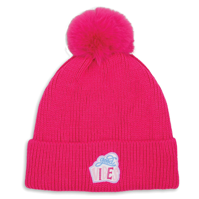Girl's Hot Paws Woven Patch Beanie