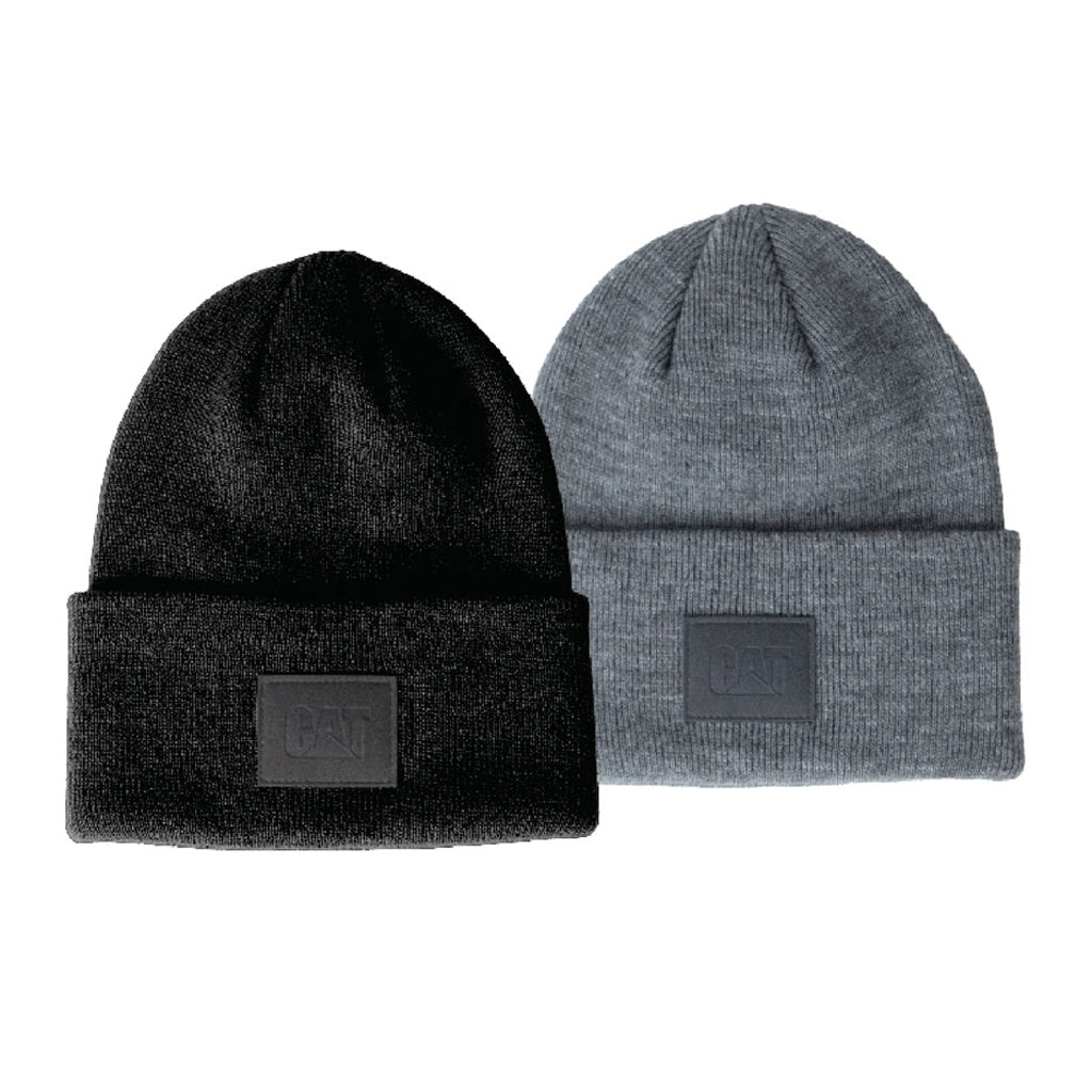 CAT Tonal Patch 2-Pack Beanie