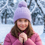 Girl's Hot Paws Faux Pom Beanie