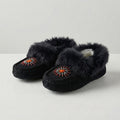 Men's Canadian Hand Beaded Traditional Moccasins