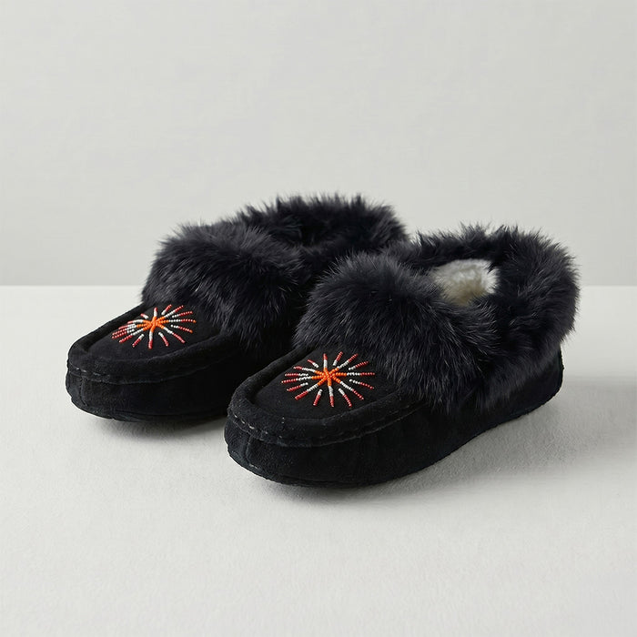 Men's Canadian Hand Beaded Traditional Moccasins