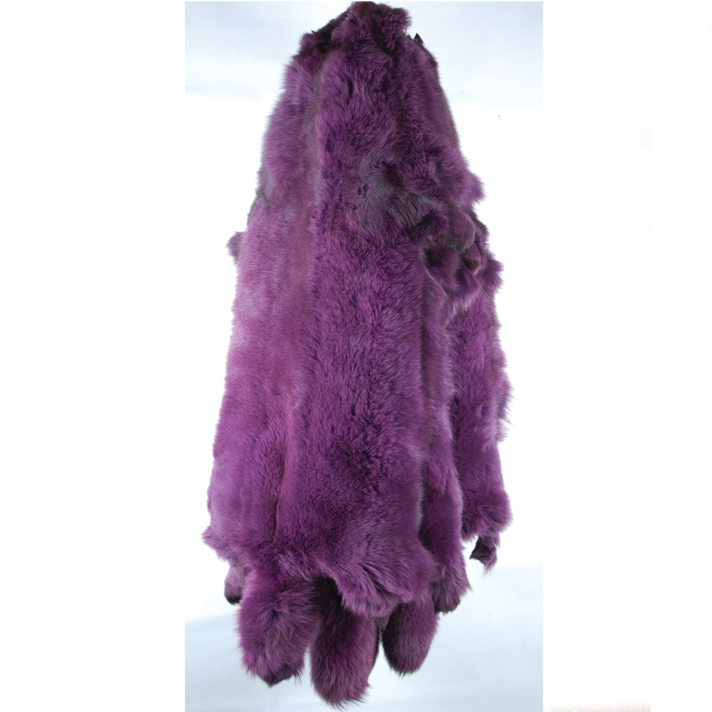 Dyed Fox Skin - Purple