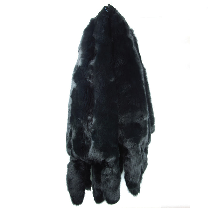 Dyed Fox Skin - Black