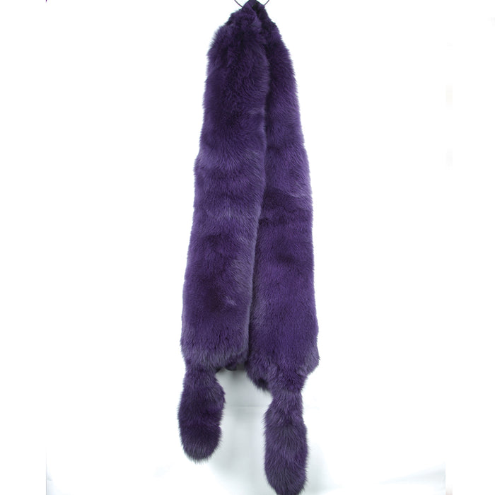 Dyed Ranch Fox - Aubergine