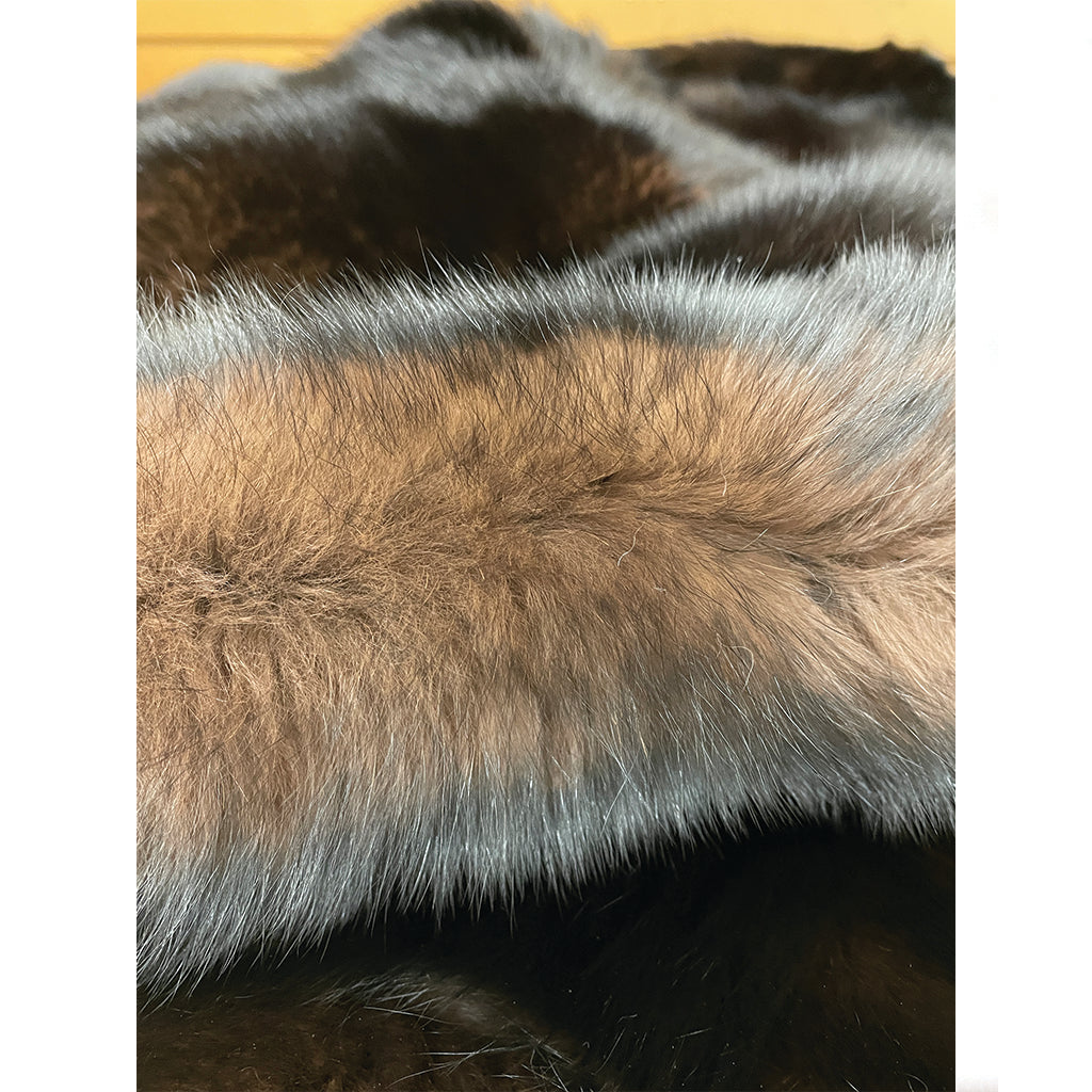 Overdye Espresso Ranch Blue Fox Skin