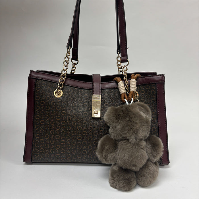 Rex Rabbit Teddy Bear Keychain