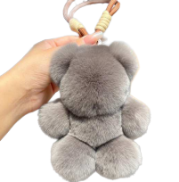 Rex Rabbit Teddy Bear Keychain