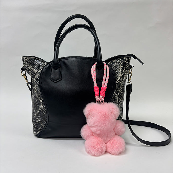 Rex Rabbit Teddy Bear Keychain