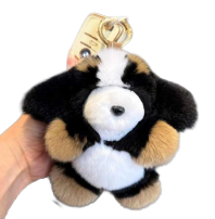Rex Rabbit Puppy Dog Keychain