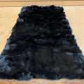 Dyed Black Rabbit Plates