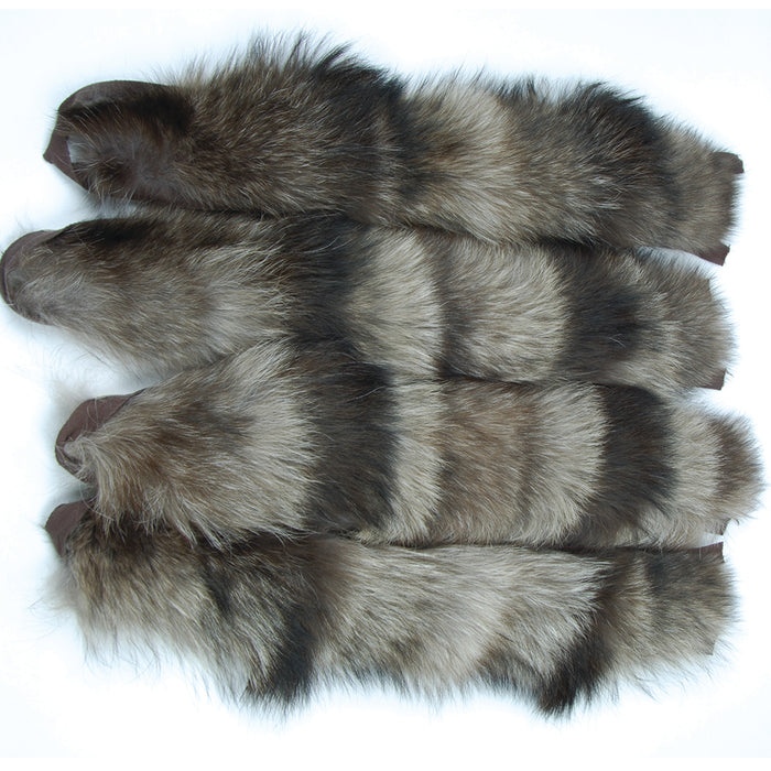 Black Timber Wolf Fur Parka Strip - Grade #1