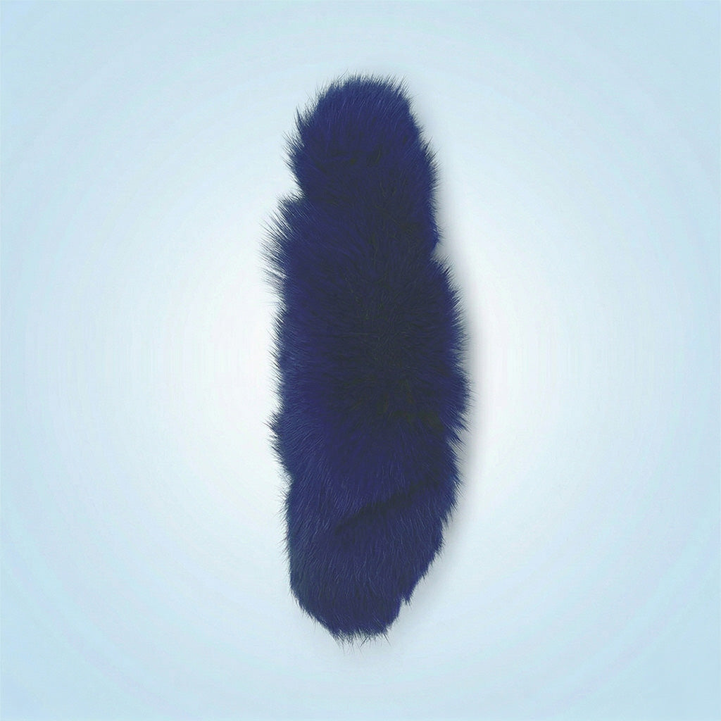 Dyed Fox Tail - Royal Blue