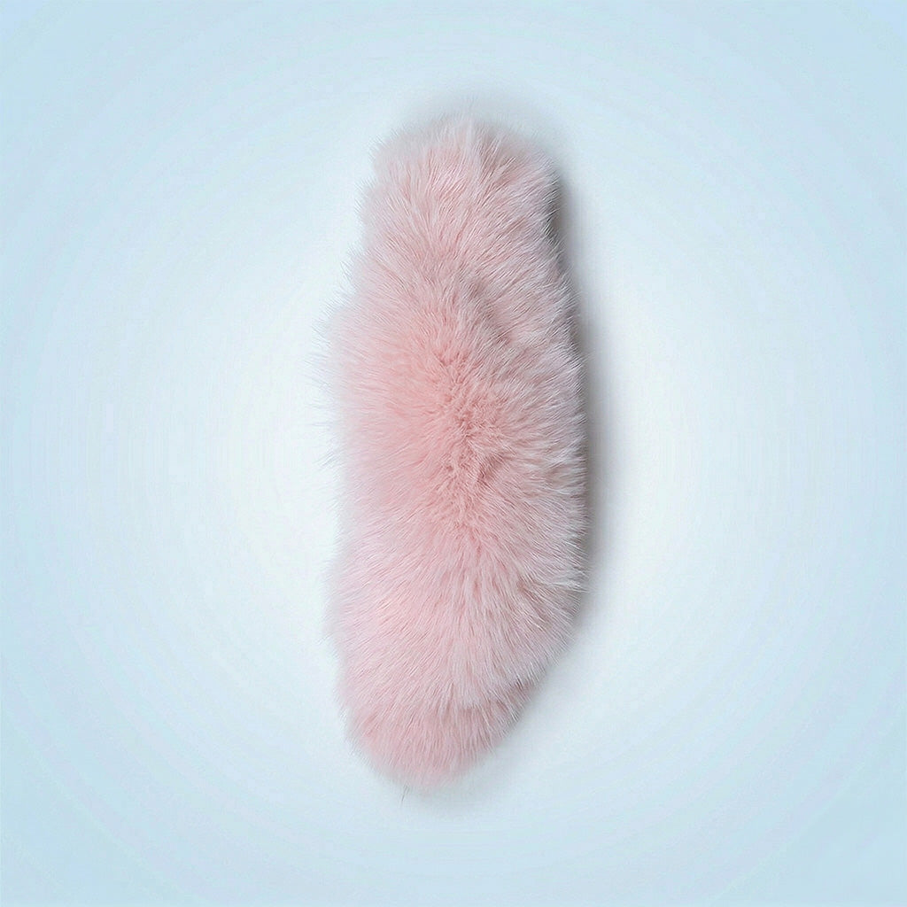Dyed Fox Tail - Pink
