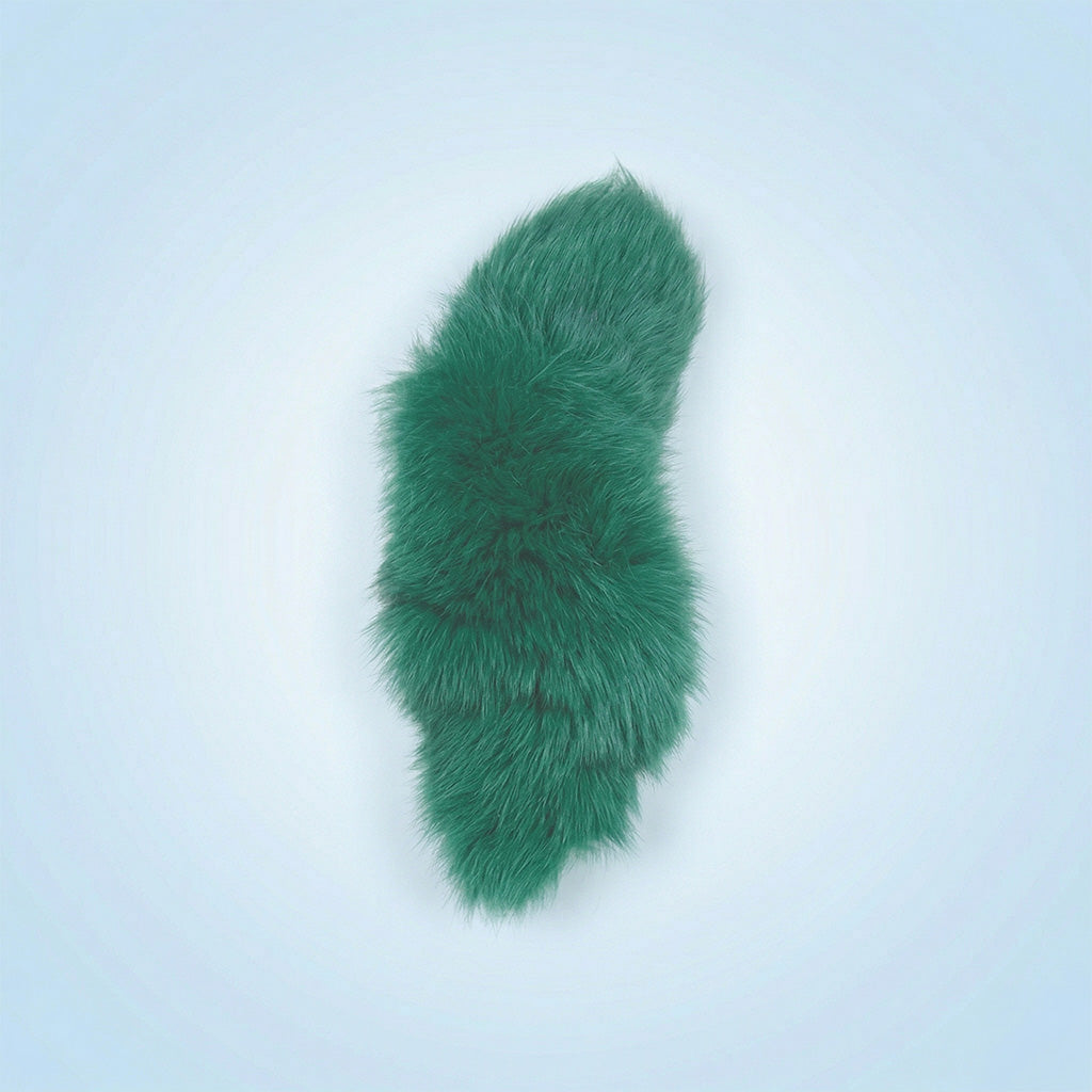 Dyed Fox Tail - Green