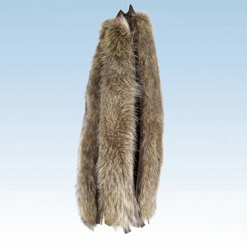 Canadian Raccoon Skin Parka Strips - Grade #2