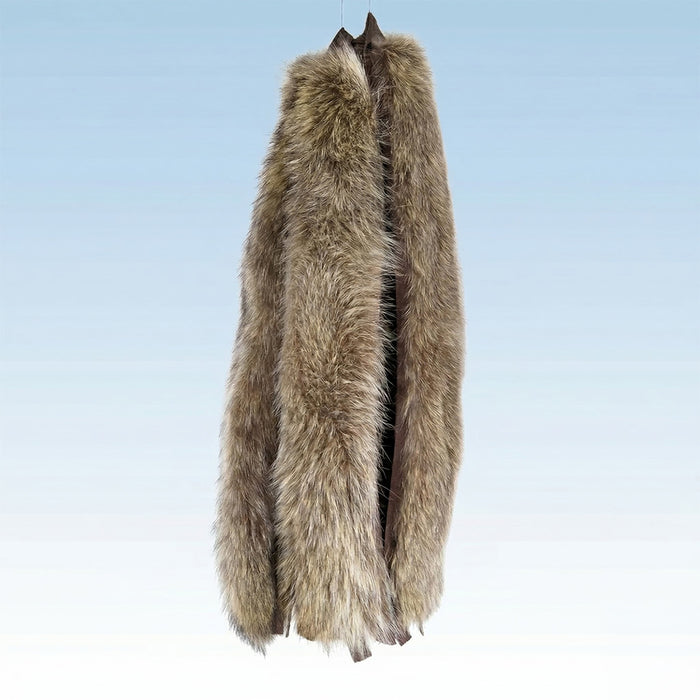 Canadian Raccoon Skin Parka Strips - Grade #2