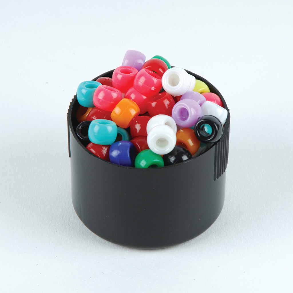 Plastic Crow Beads - 1000 Pak