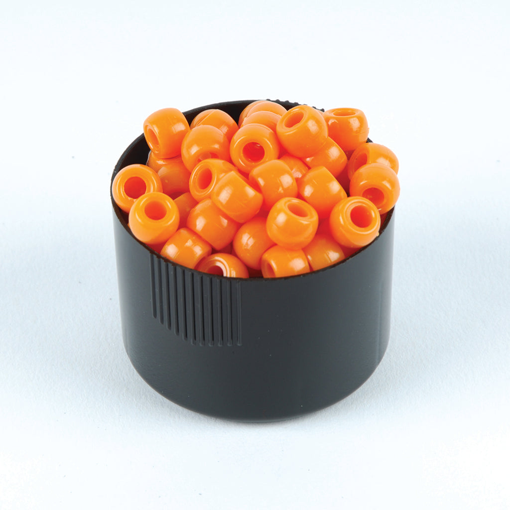 Plastic Crow Beads - 1000 Pak
