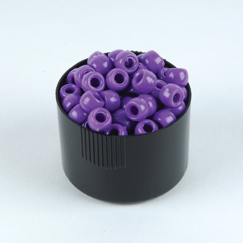 Plastic Crow Beads - 500 Pak