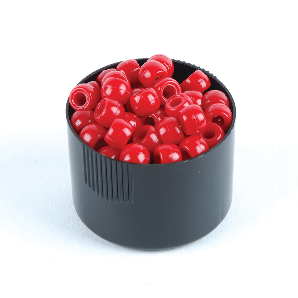 Plastic Crow Beads - 1000 Pak