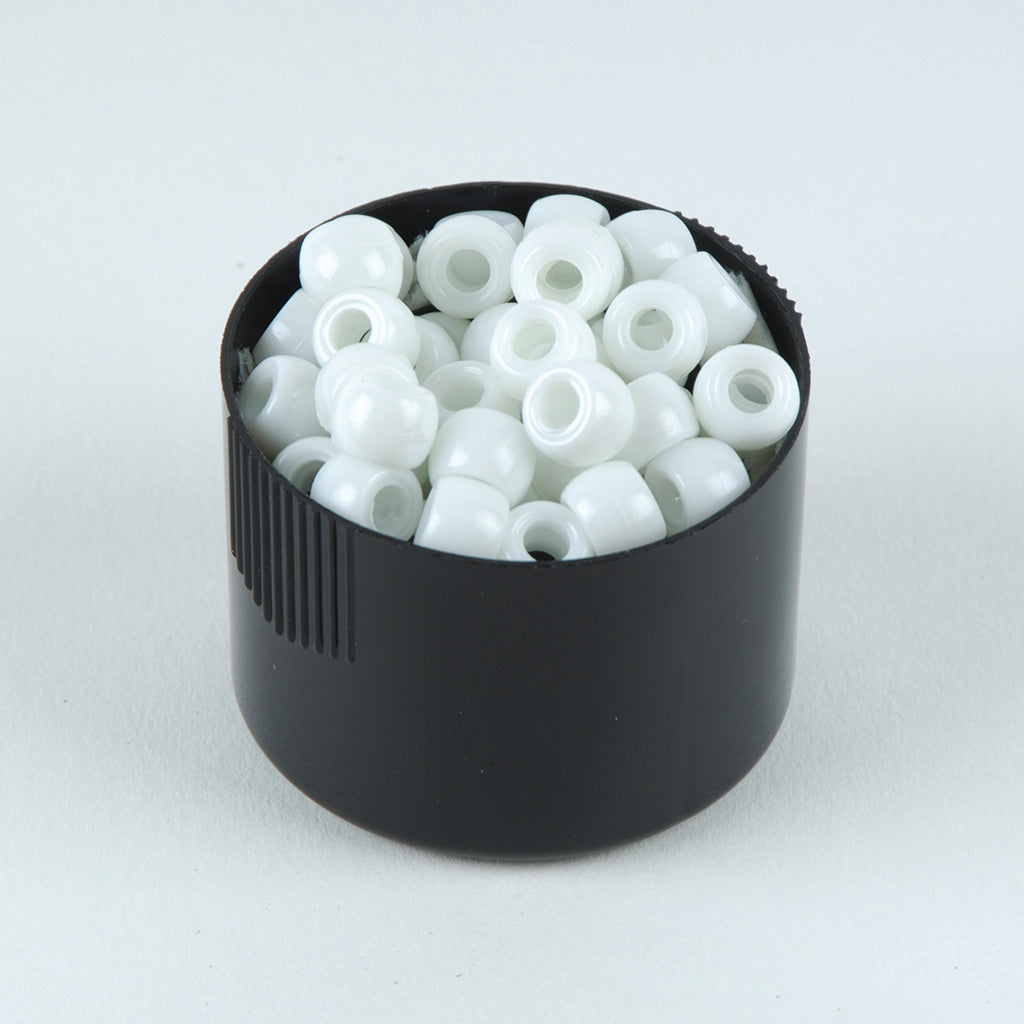 Plastic Crow Beads - 1000 Pak
