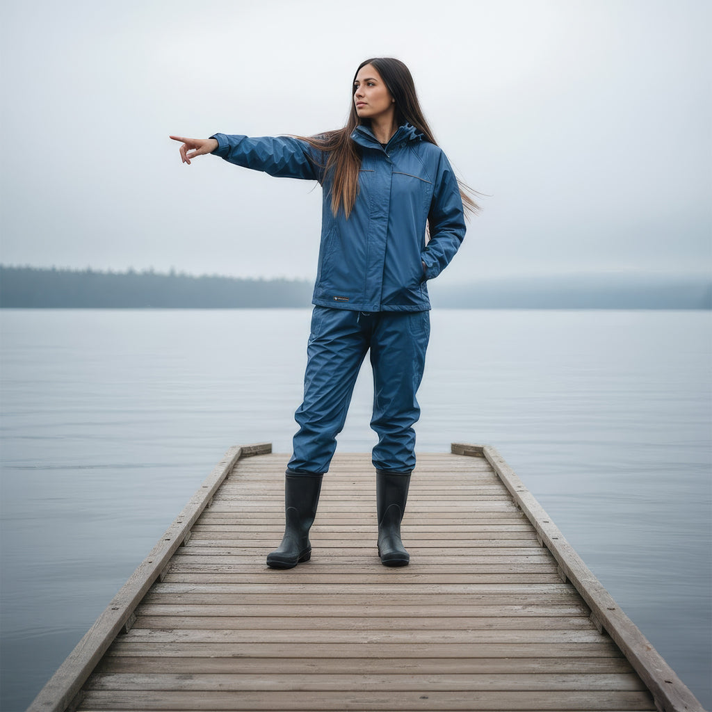 Women's Wetskins Aurora Rainsuit