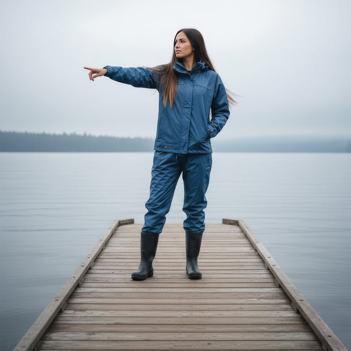 Women's Wetskins Aurora Rainsuit