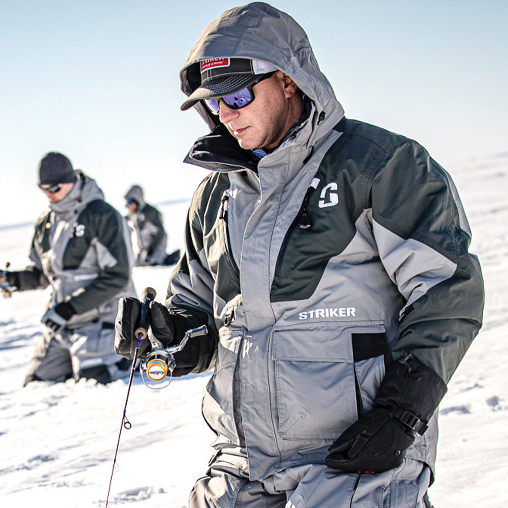 Men's Striker Apex Jacket Detachable Hood Ice Fishing Shell Jacket