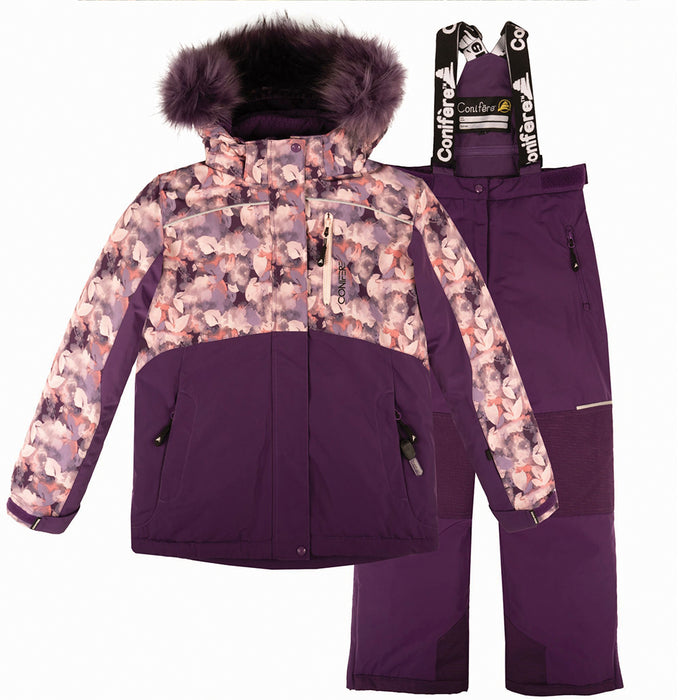Girl's Conifere Rose 2 Piece Snow Suit
