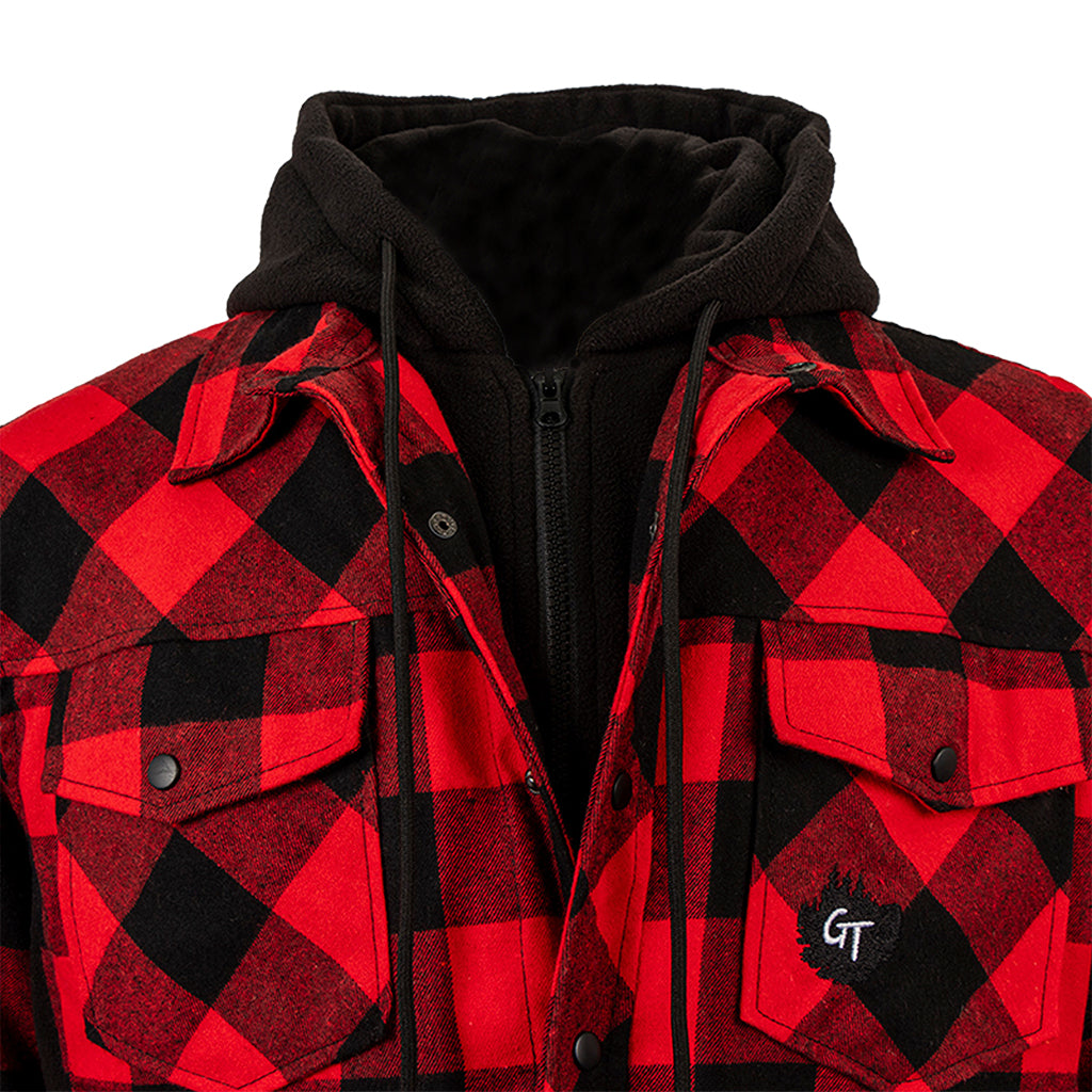 Men's Naturmania Insulated Plaid Shirt Jacket