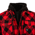 Men's Naturmania Insulated Plaid Shirt Jacket